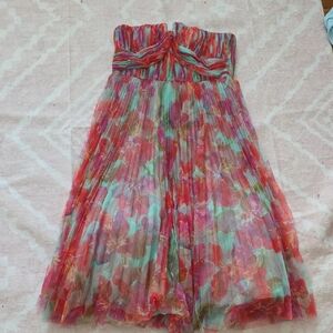 Hutch Corene Gown (Multicolor Strapless A-Line Skirt)